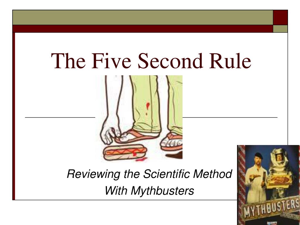 research paper on 5 second rule