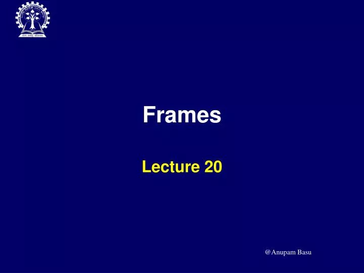 frames n.