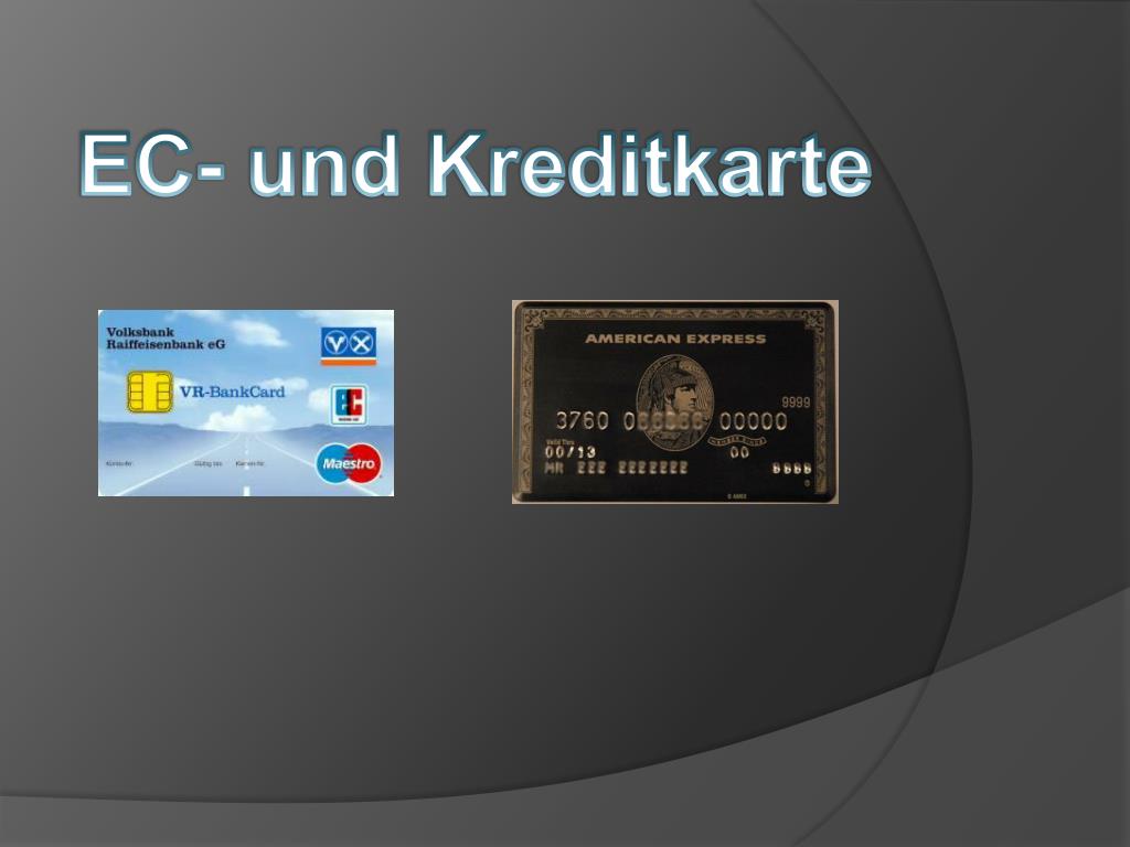 PPT - EC- und Kreditkarte PowerPoint Presentation, free download - ID:4106142