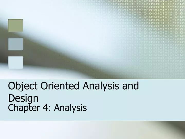 PPT - Object Oriented Analysis and Design PowerPoint Presentation, free ...