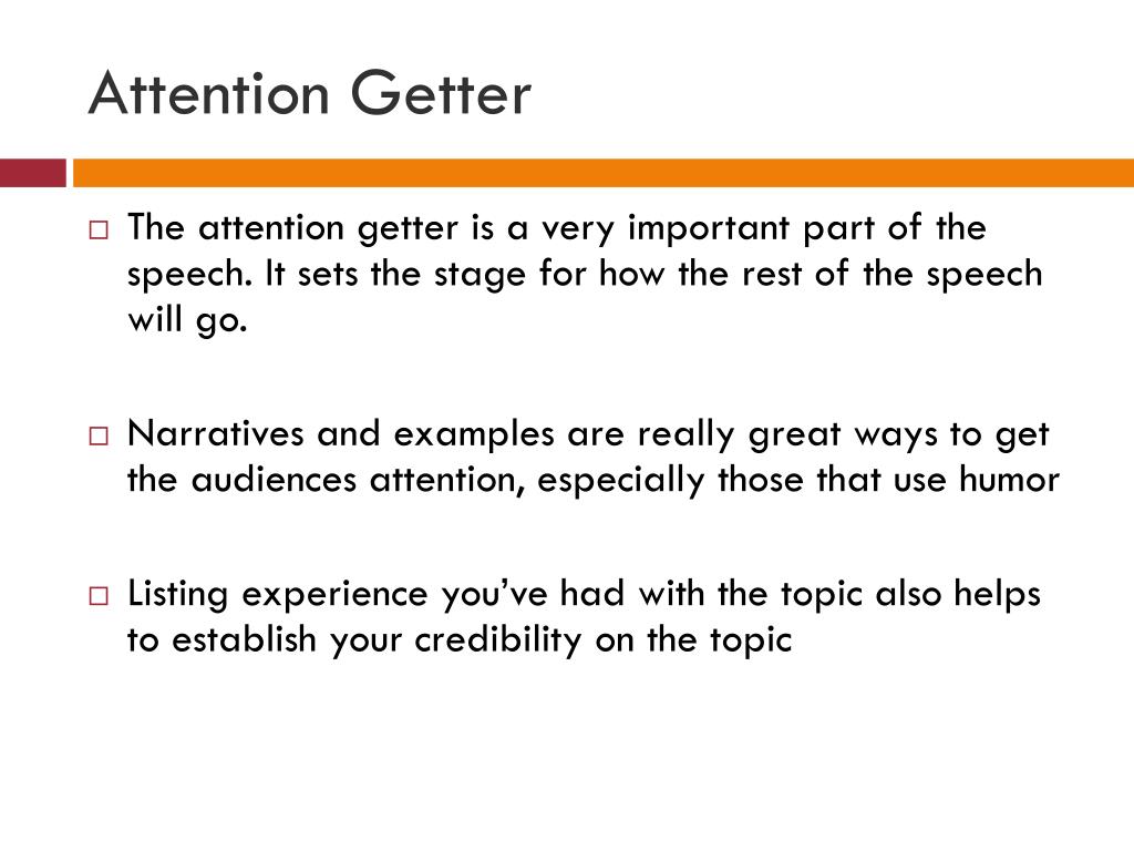 attention grabber for speech examples
