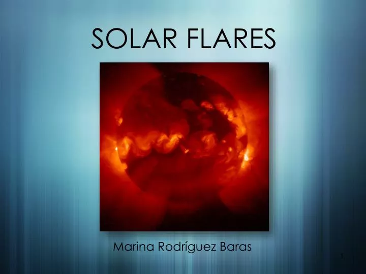 solar flares n.