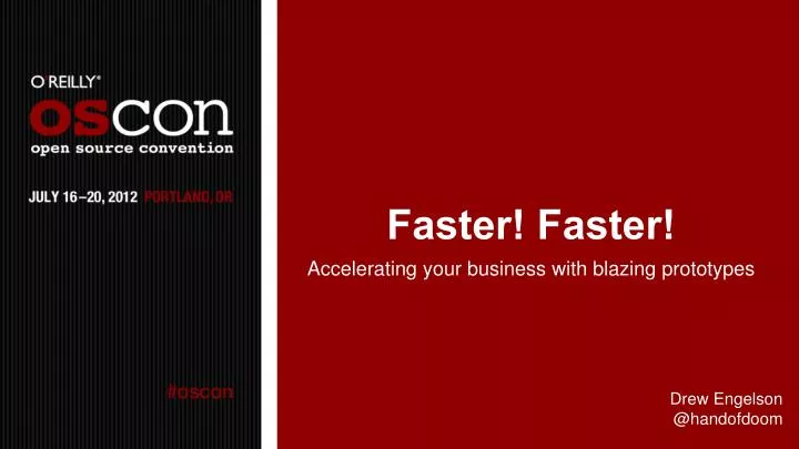 faster faster n.