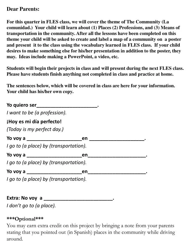 Ppt Dear Parents Powerpoint Presentation Free Download Id 410