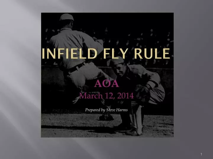 PPT Infield fly rule PowerPoint Presentation, free download ID4108585