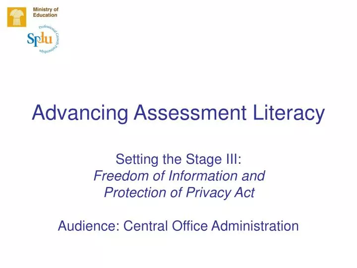advancing assessment literacy n.