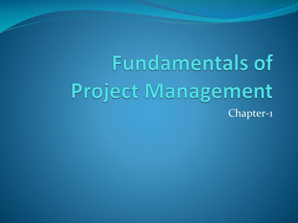 project management fundamentals assignment