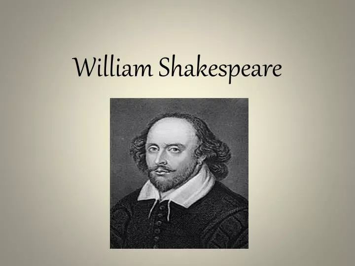 william shakespeare presentation powerpoint download