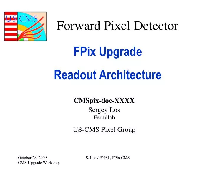PPT - Forward Pixel Detector PowerPoint Presentation, free download ...