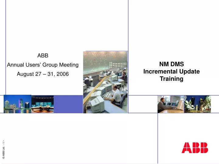 nm dms incremental update training n.