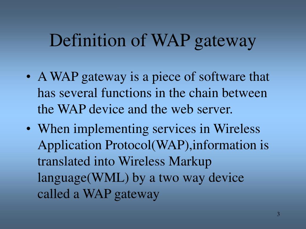 what does wap mean