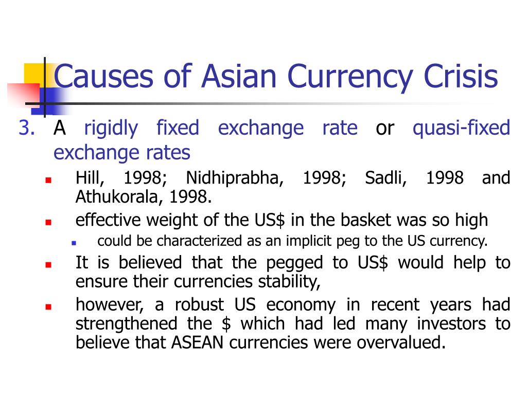 asian crisis currency dissertation