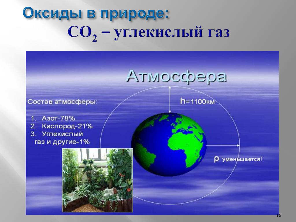 Углекислый газ и кислород сходства и различия