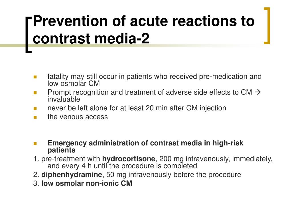 Ppt Adverse Reactions To Contrast Media Powerpoint Presentation Free