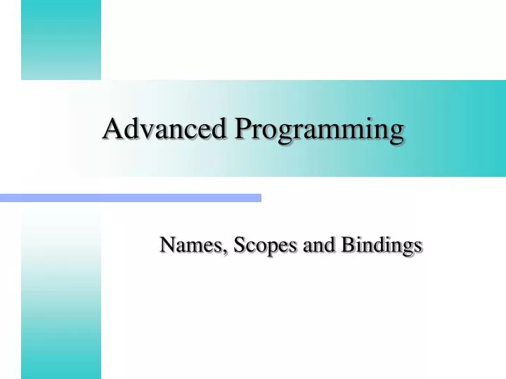 Ppt Advanced Programming Powerpoint Presentation Free Download Id Ppt Advanced Programming Powerpoint Presentation Free Download Id