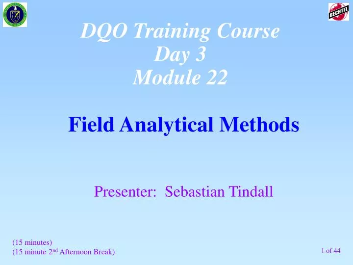 PPT - Field Analytical Methods PowerPoint Presentation, free download ...