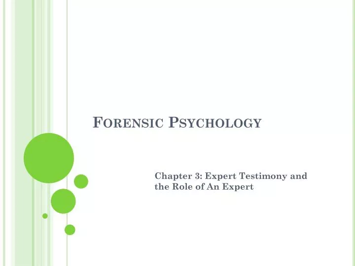 Ppt Forensic Psychology Powerpoint Presentation Free Download Id
