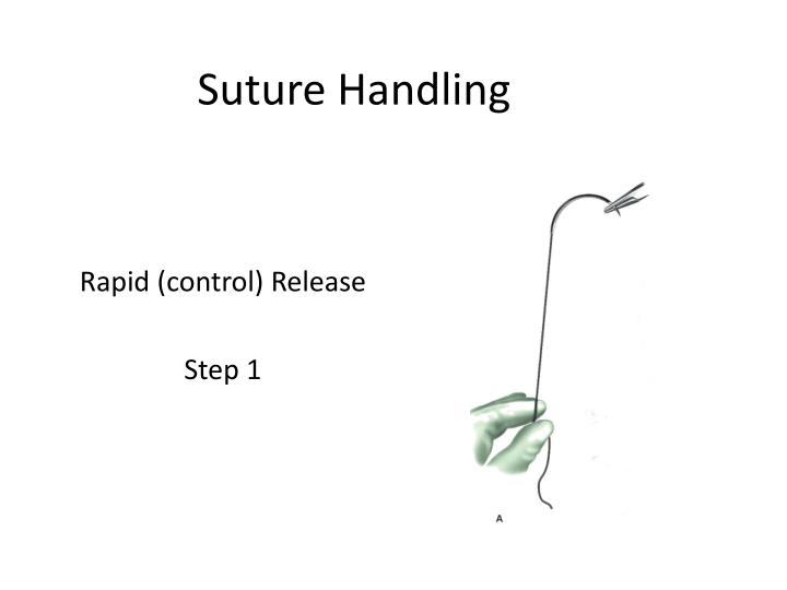PPT - Suture, Needles, Staplers, Wound Closure Techniques, & Wound ...