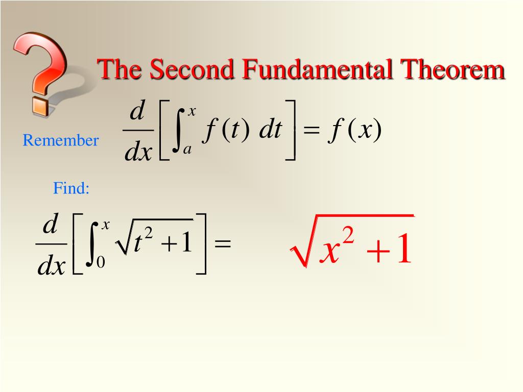 second theorem of calculus calculator