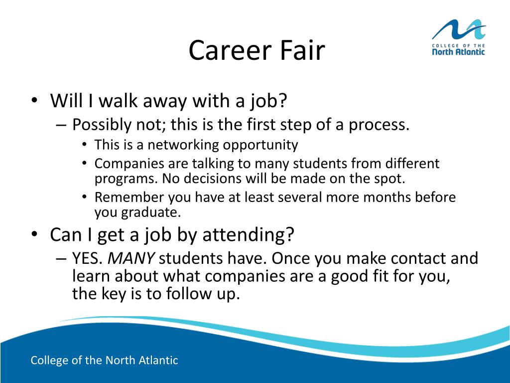 career fair presentation template