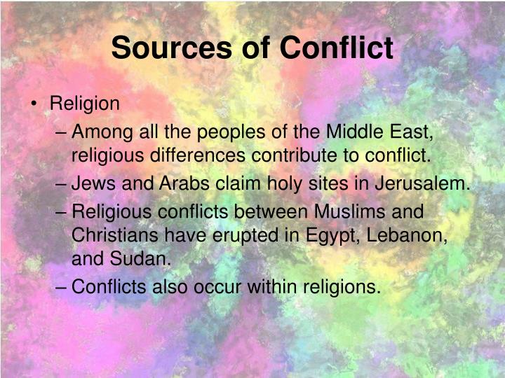 the source of conflict between muslims the source of conflict between muslims