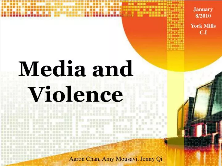 media and violence n.