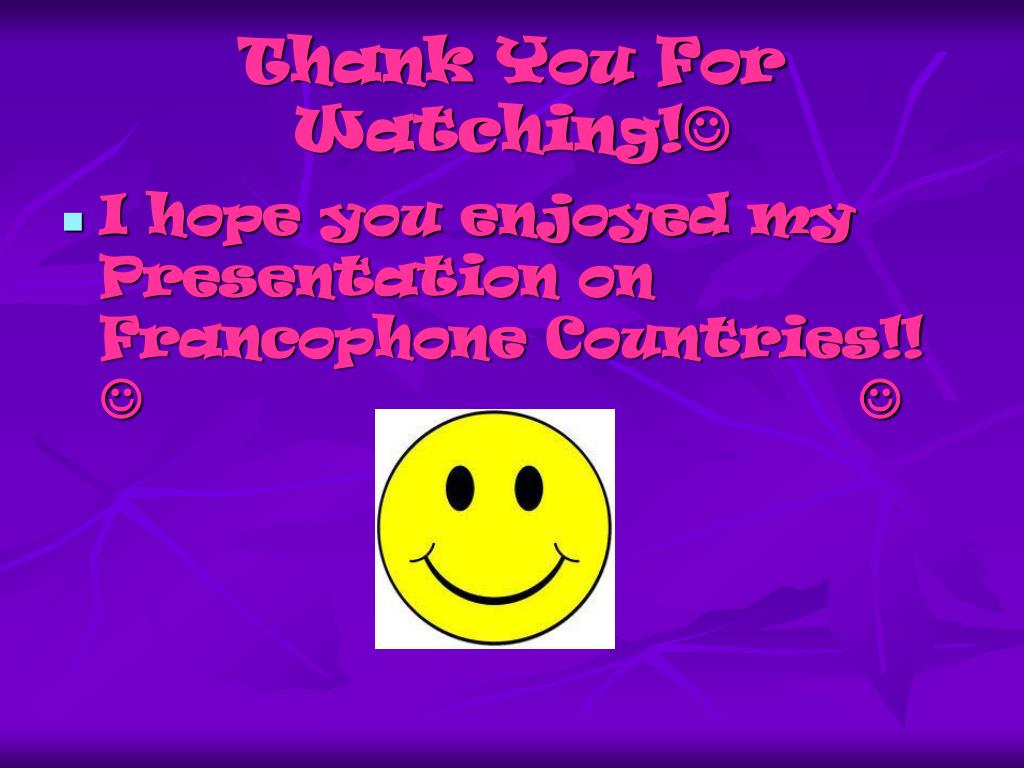 Thank You For Watching My Presentation I Hope You Liked It 099abel