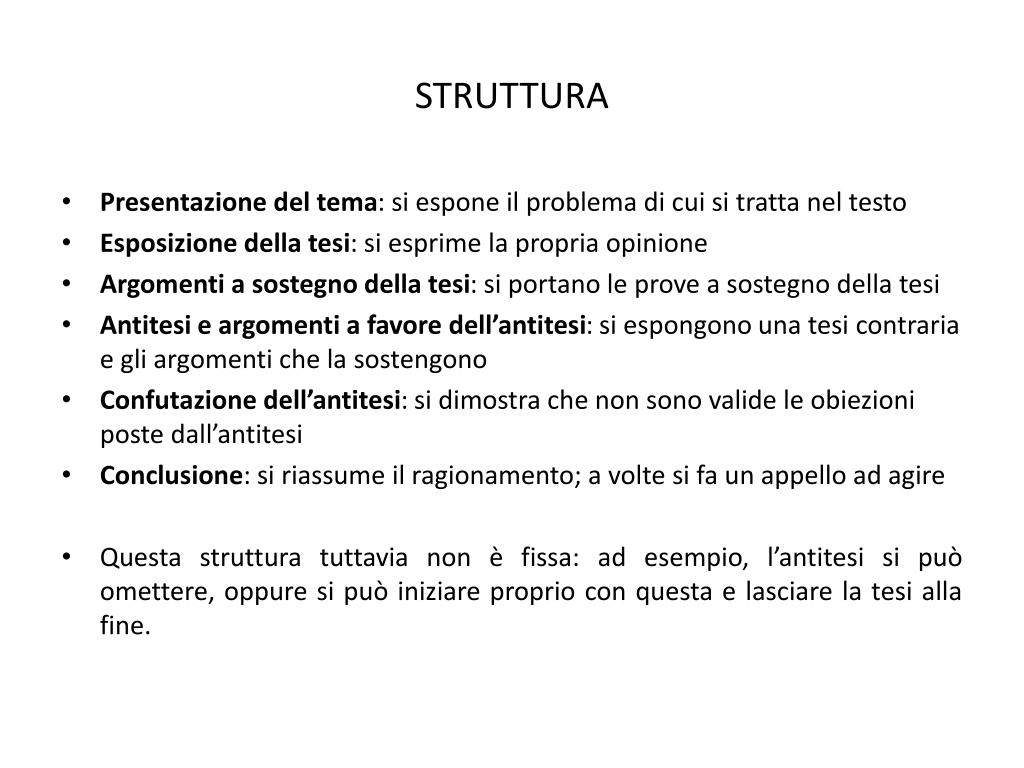 Testo Argomentativo Sui Social Network Tesi E Antitesi PPT - IL TESTO ARGOMENTATIVO PowerPoint Presentation, free download