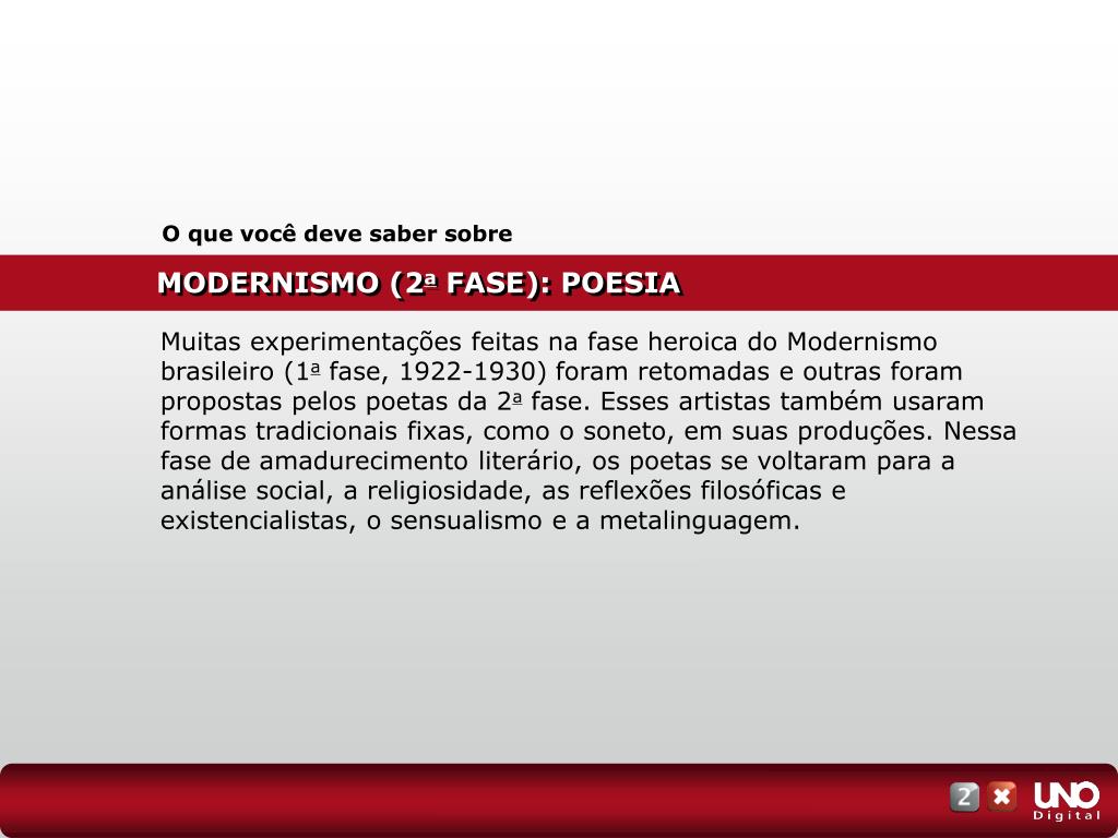 3 Série Literatura Modernismo, PDF, Poesia