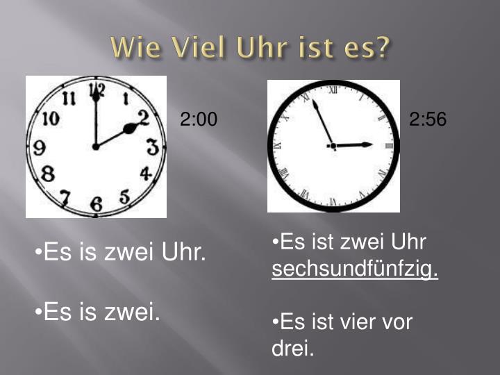 PPT Telling Time in German PowerPoint Presentation ID4130214