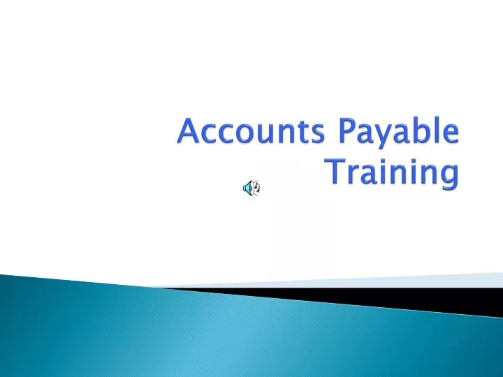 PPT Accounts Payable Training PowerPoint Presentation, free download