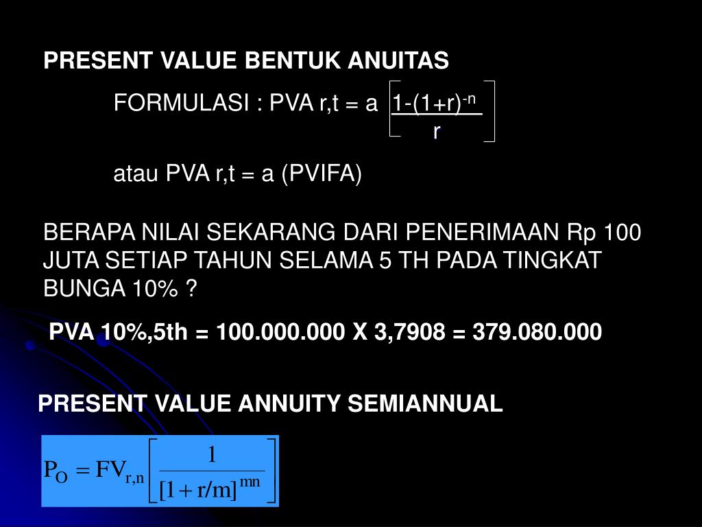 PPT - KONSEP TIME VALUE OF MONEY PowerPoint Presentation, Free Download ...