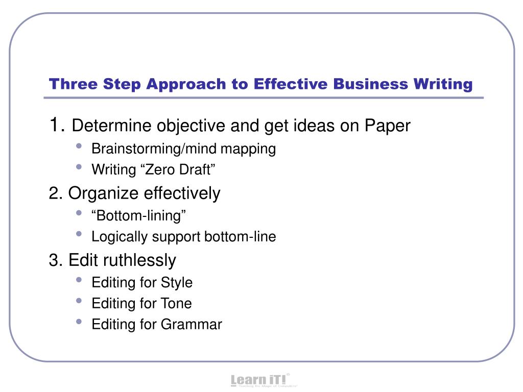 business writing ppt