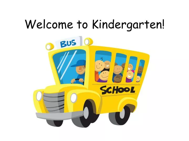 welcome to kindergarten n.