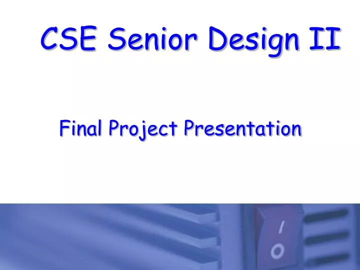 final project presentation n.