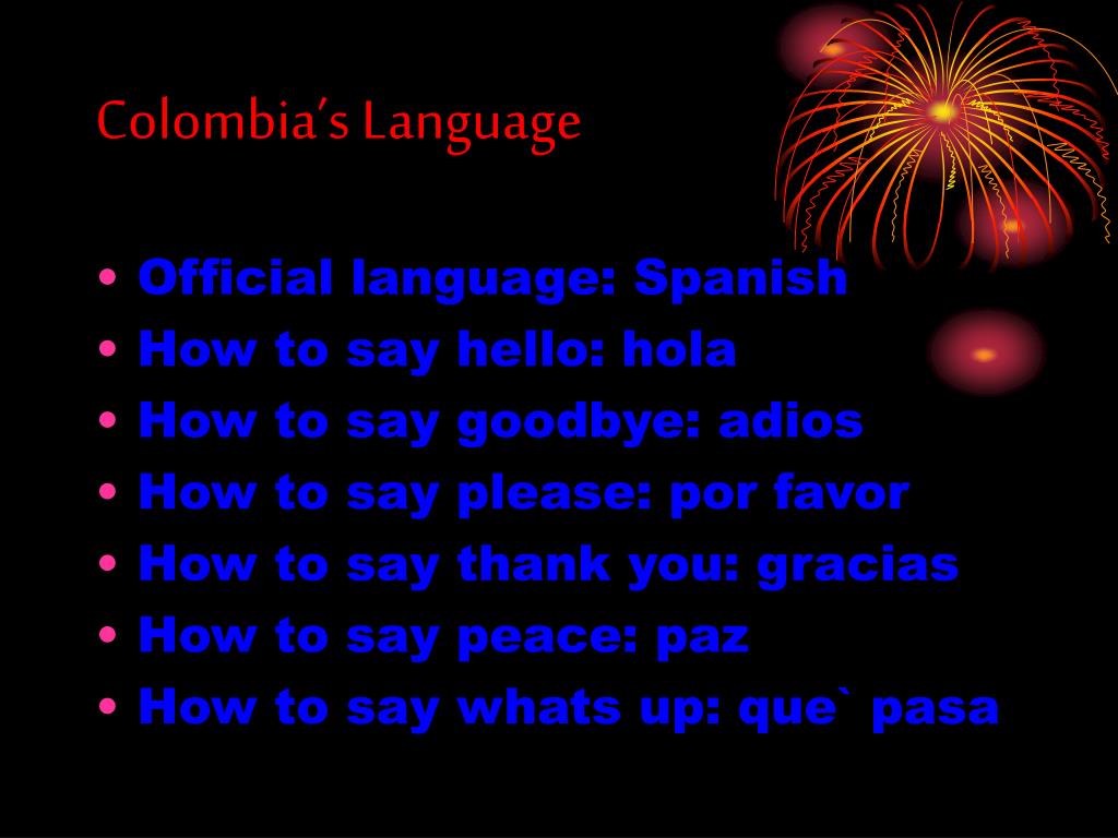 PPT Colombia