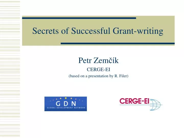 secrets of successful grant writing n.