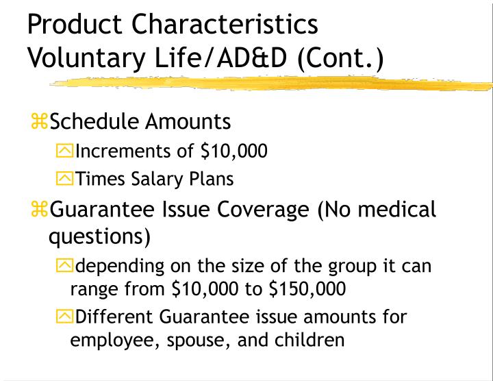 PPT - Group Term Life Insurance AD&D Disability Income ...