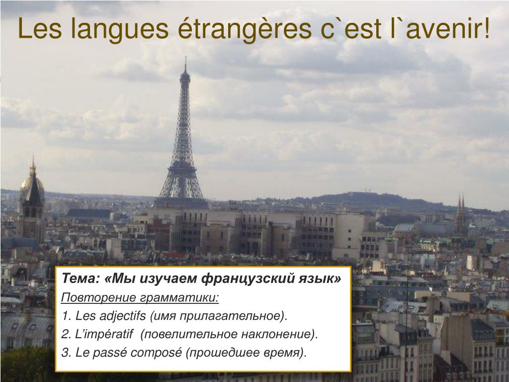 Топик: Глаголы французского языка (Le regime des verbes francais)