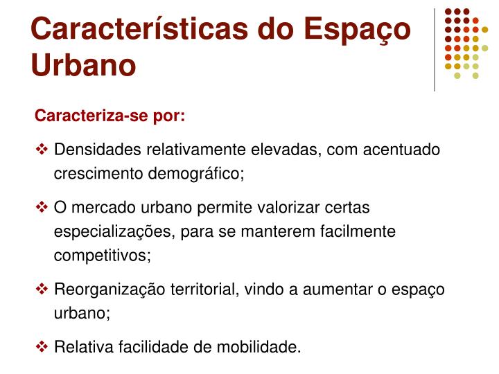 PPT - A Organização do Espaço Urbano PowerPoint Presentation - ID:4134907
