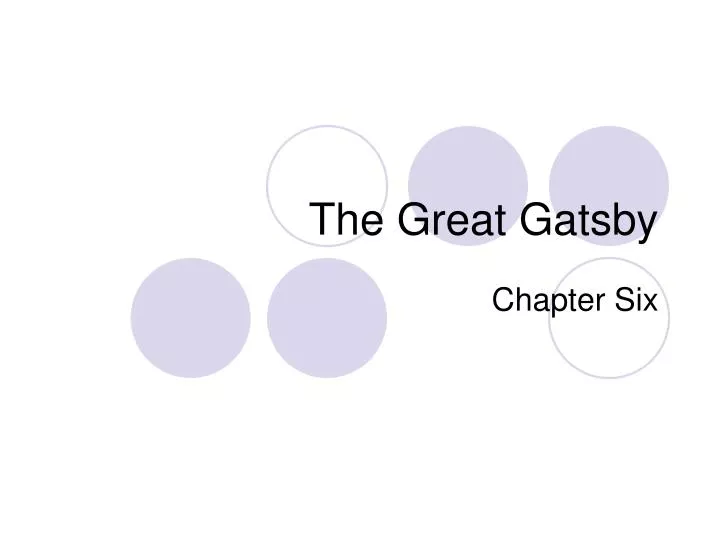 PPT - The Great Gatsby PowerPoint Presentation, free download - ID:4136180