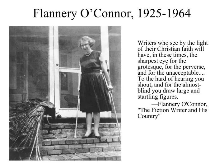 an overview of the gross and grotesque in flannery oconnor Log in with facebook flannery o'connor’s stories questions and answers the question and answer sections of our study guides are a great resource to ask questions, find answers, and discuss literature. an overview of the gross and grotesque in flannery oconnor Log in with facebook flannery o'connor’s stories questions and answers the question and answer sections of our study guides are a great resource to ask questions, find answers, and discuss literature.
