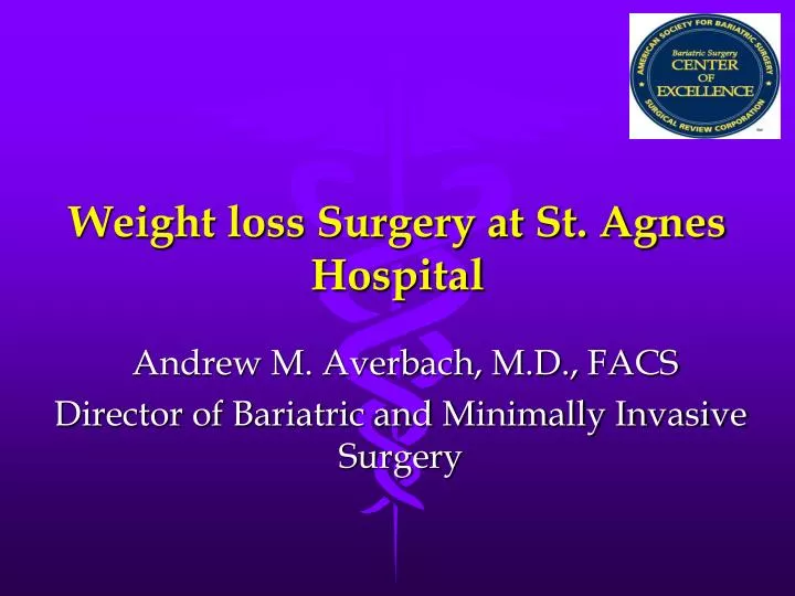 weight loss surgery at st agnes hospital n.