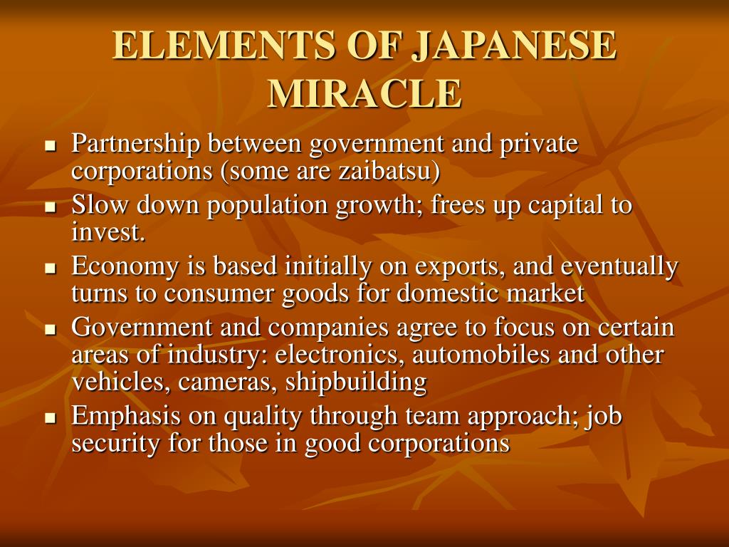 PPT - JAPAN’S ECONOMIC MIRACLE PowerPoint Presentation, free download