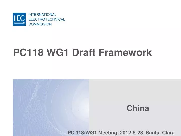 pc118 wg1 draft framework n.