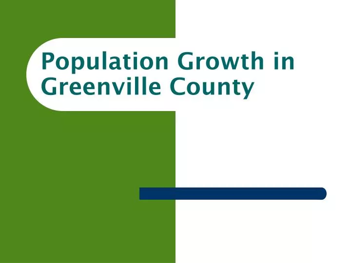 population growth in greenville county n.