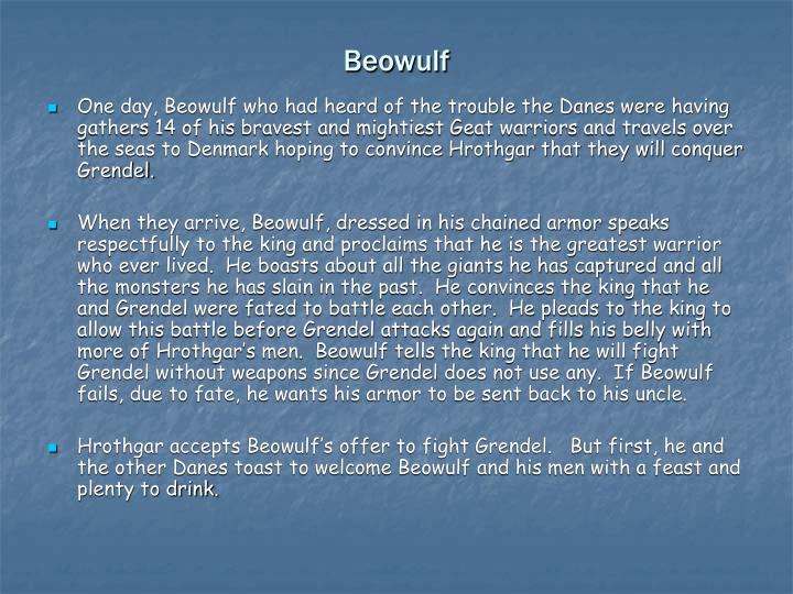 why is grendel a flat character in beowulf