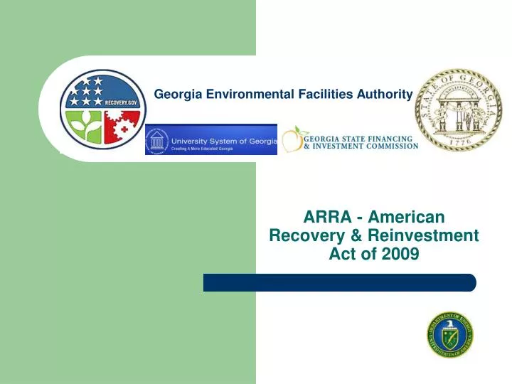 PPT Environmental Facilities Authority PowerPoint Presentation ID4140899