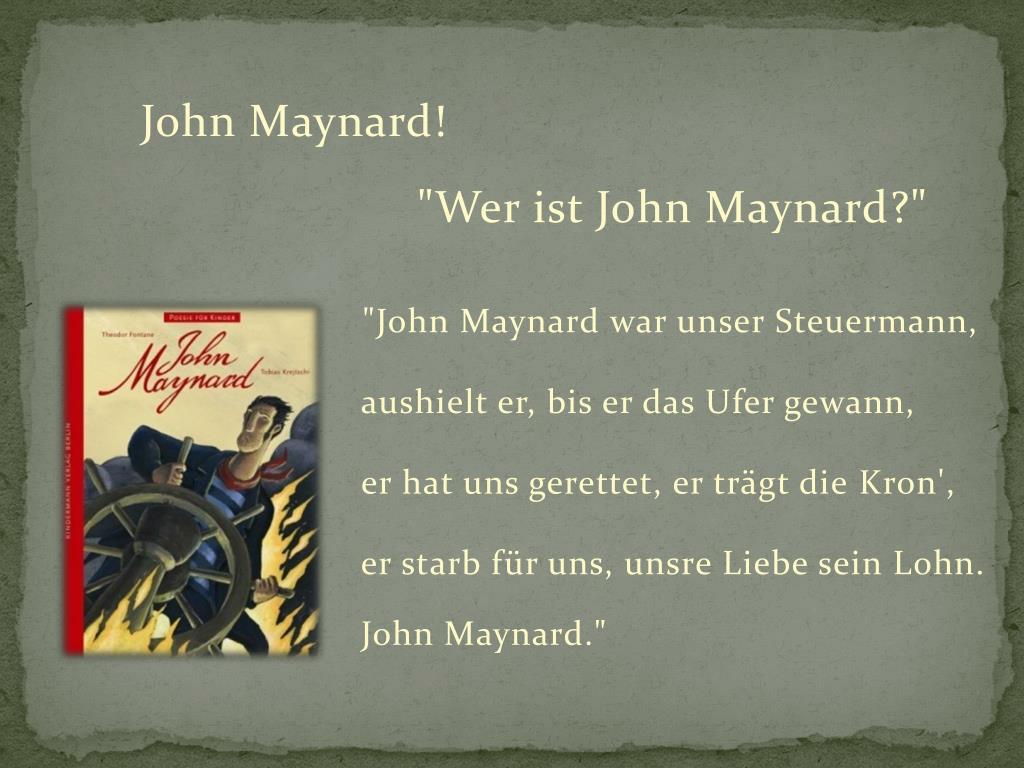 PPT - John Maynard! PowerPoint Presentation, free download - ID:4141345