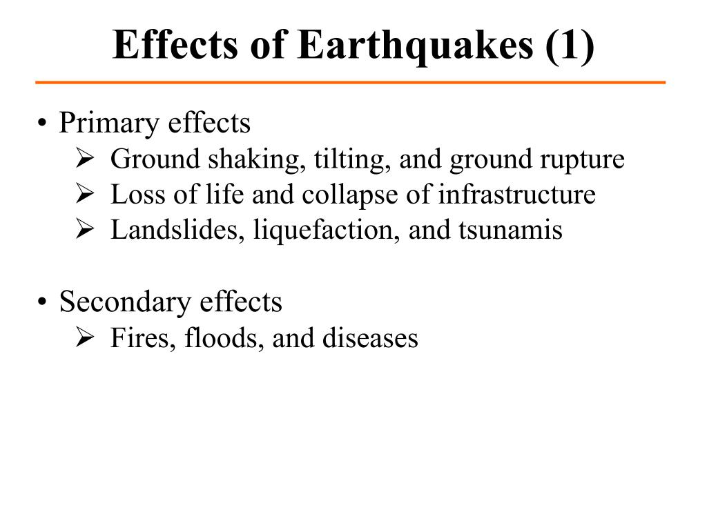 What Are The Primary Impacts Of An Earthquake The Earth Images Revimageorg